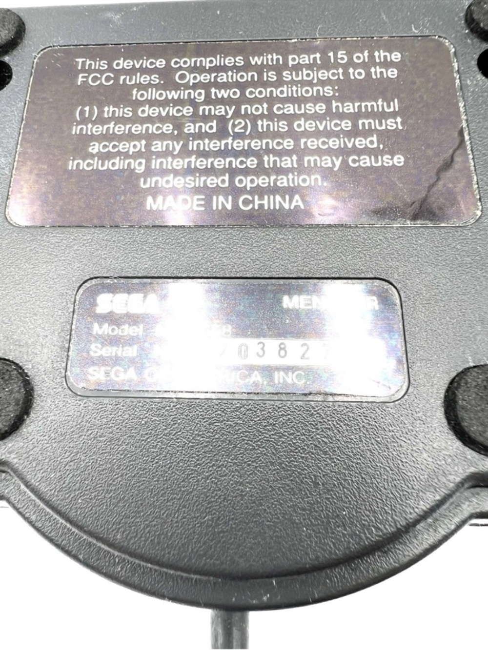 SEGA GENESIS MENACER RECEIVER 1658 LIGHT GUN ADAPTER OEM - Picture 6 of 7